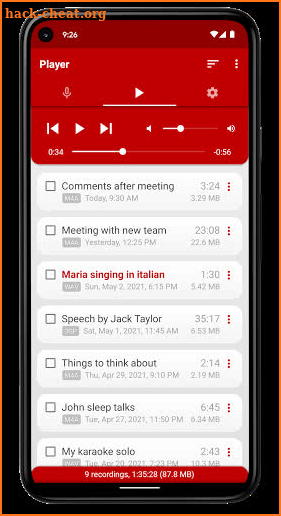 Voice Recorder Pro screenshot