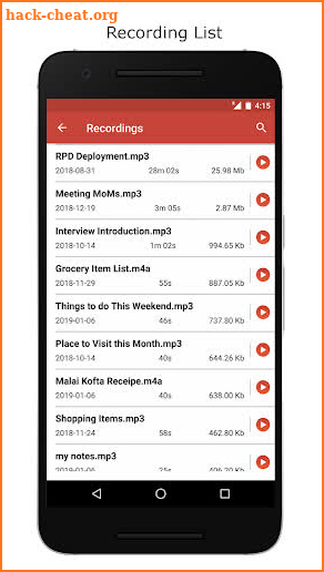 Voice Recorder – Record Unlimited Audio screenshot