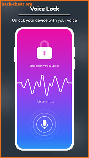 Voice Screen Lock screenshot