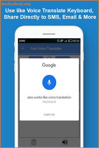 Voice Translator All Languages Keyboard Typing App screenshot