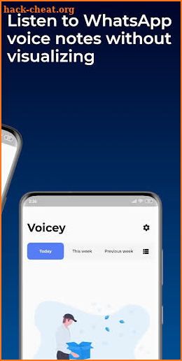 Voicey: WhatsApp voice notes without blue tick screenshot