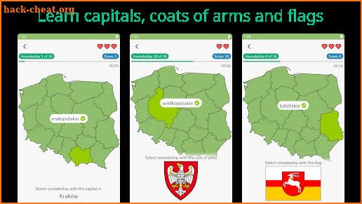 Voivodeships: Poland Map Quiz screenshot