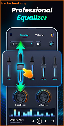 Volume Bass Booster, Equalizer screenshot