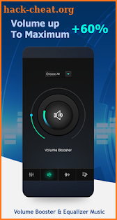 Volume Booster & Bass Booster: Equalizer Music screenshot