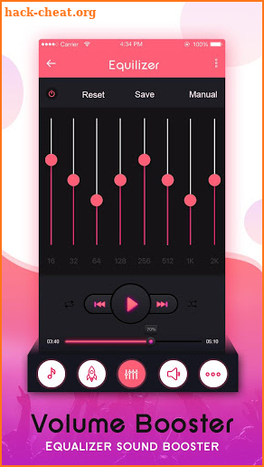 Volume Booster: Bass Booster & Equalizer screenshot