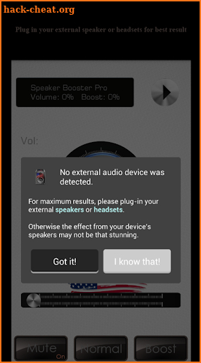 Volume Booster Plus 2018 - US Theme screenshot
