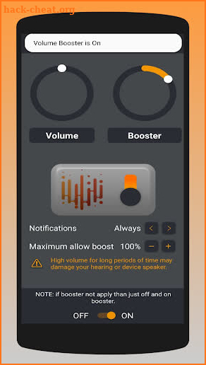 Volume booster - Sound Amplifier with Equalizer screenshot