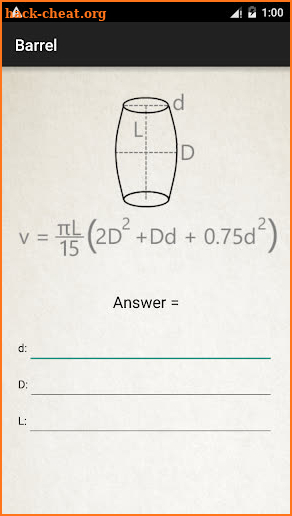 Volume Calculator screenshot