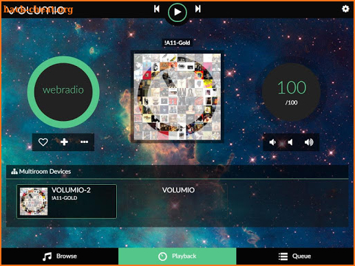 Volumio screenshot