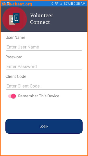 Volunteer Connect Pro - Mobile screenshot