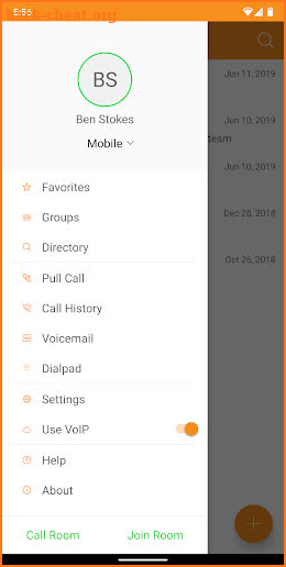 Vonage Enterprise screenshot