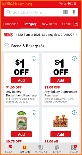 Vons Deals & Rewards screenshot