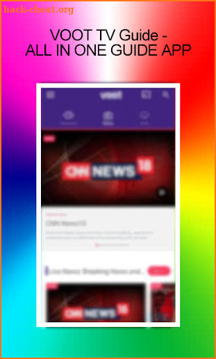 VOOT TV [GUIDE] - Live TV Shows News screenshot