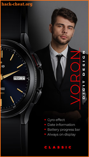 VORON Classic Analog WatchFace screenshot