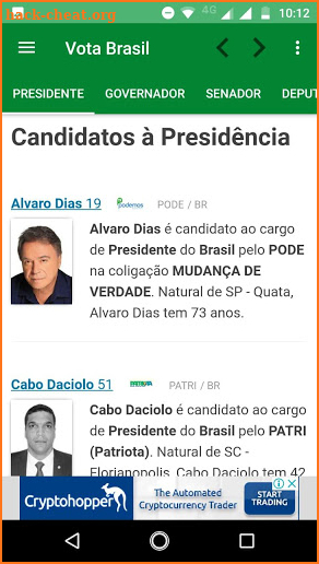 VotaBrasil - Eleições 2018 screenshot