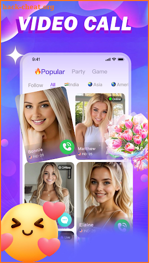 VoVoo Q - Live Video Chat screenshot