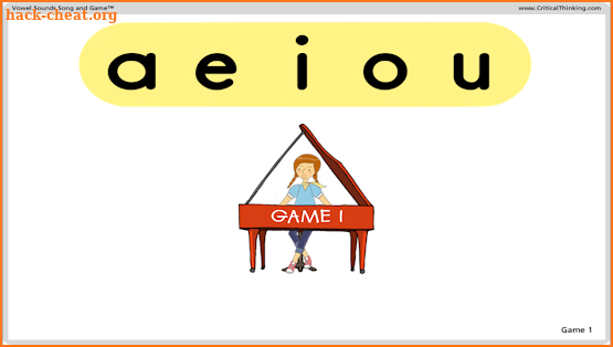 Vowel Sounds Song and Game™ screenshot