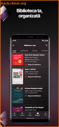 Voxa - Audiobooks & E-books screenshot