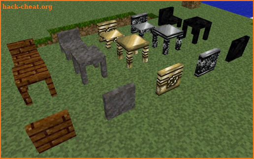 Voxelation Furniture Mod MCPE screenshot