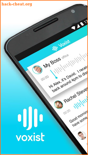 Voxist: Visual voicemail you can read screenshot