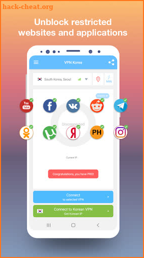 VPN Korea - free and fast Korean VPN screenshot