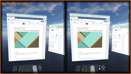 VR Browser screenshot