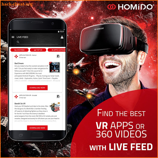 VR Center by Homido  - Cardboard app screenshot