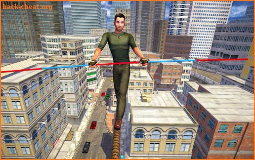 VR City View Rope Crossing - VR Box App screenshot