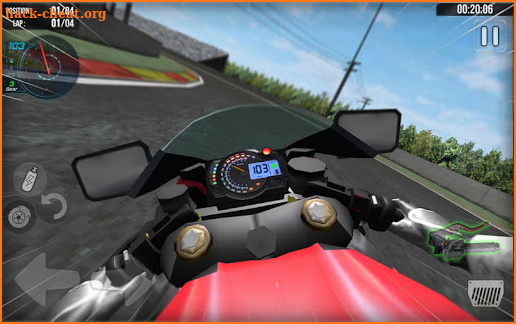 VR Real Moto Bike Circuit Race screenshot