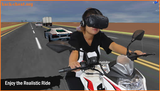 VR Traffic Bike Racer 360 screenshot