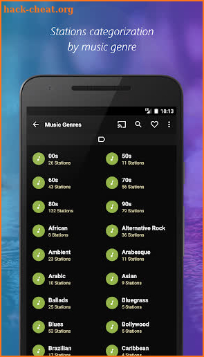 VRadio - Online Radio Player & Radio Recorder screenshot