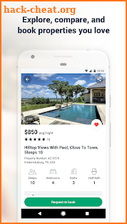 VRBO Vacation Rentals screenshot