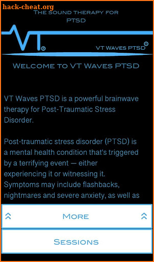 VT Brainwaves PTSD screenshot