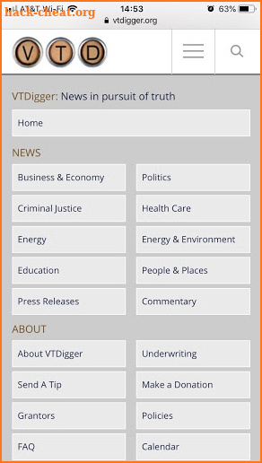 VTDigger.org screenshot