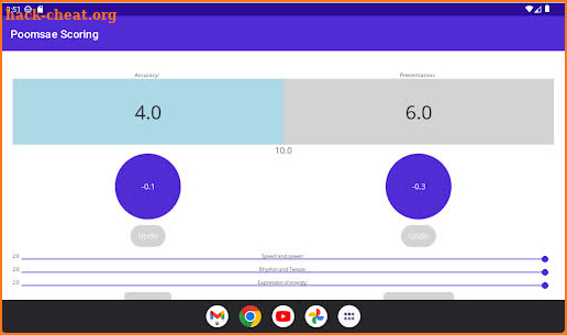 VTKD Poomsae Scoring screenshot