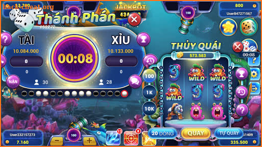 Vua Bắn Cá 3D - Quay Hũ Slot - Tài Xỉu online screenshot