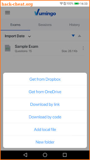 Vumingo Exam Testing Engine screenshot