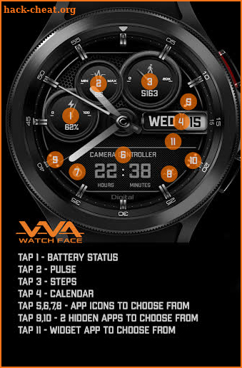 VVA73 Hybrid Watch face screenshot