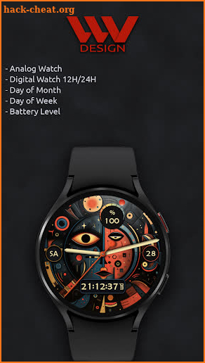 W-Design WOS125 - Watch Face screenshot