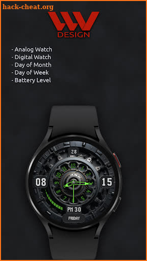 W-Design WOS132 - Watch Face screenshot