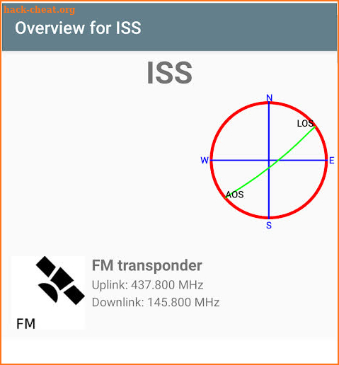 W1ANT Pro Satellite Tracker screenshot