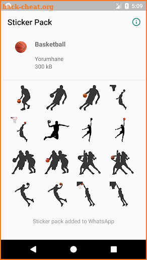 WA Sticker Basketball ( WAStickerApps ) screenshot