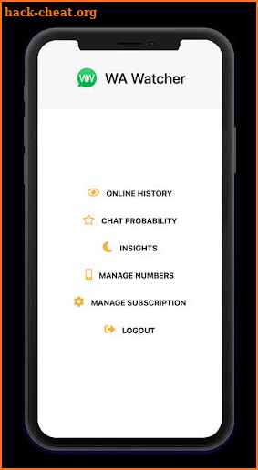 WA Watcher - the WhatsApp online tracker screenshot