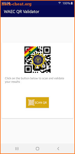 WAEC QR Validator screenshot