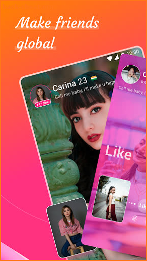 Waga - Live Video Chat & Meet New People screenshot