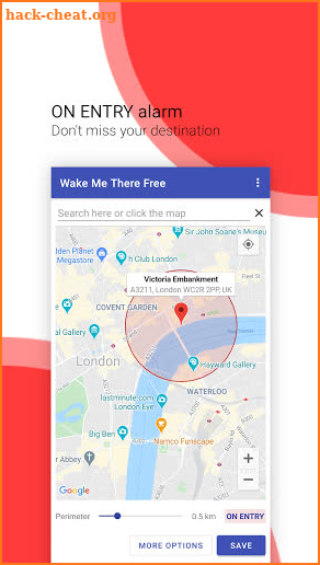 Wake Me There - GPS Alarm screenshot
