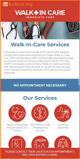 Walk-In-Care screenshot