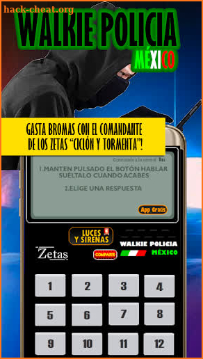 Walkie Policia México (Broma) screenshot