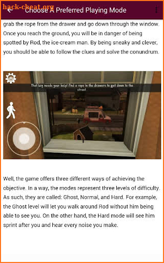 Walkthrough for Ice Scream 2 Horror Game screenshot