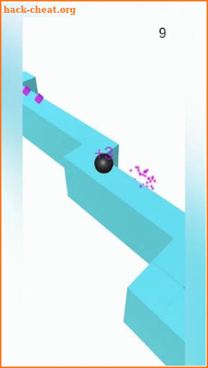 Wall ball : zig zag swipe game screenshot